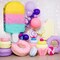 Ice Cream Pinata Includes Stick Blindfold Confetti Ice Cream Pinata Summer Theme Pinata Ice Cream Party Supplies for Kids Summer Birthday Party Decor, 16.1 x 7.9 x 3.2 Inches